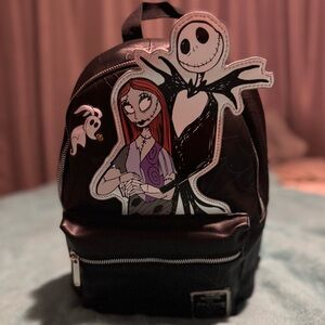 NWT Disney Black Nightmare Before Christmas Backpack